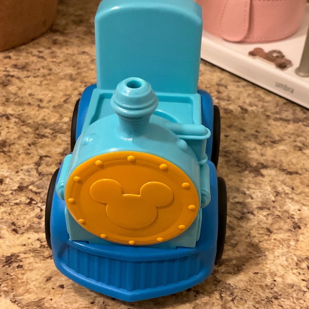 Little People Disney Mickey Blue and Yellow Toy Train